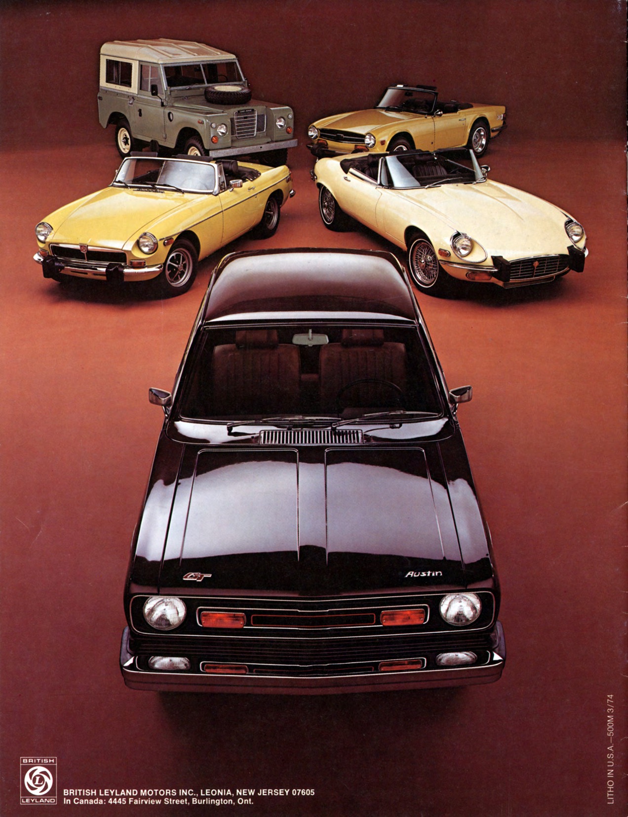 1974 Austin Marina Brochure Page 2